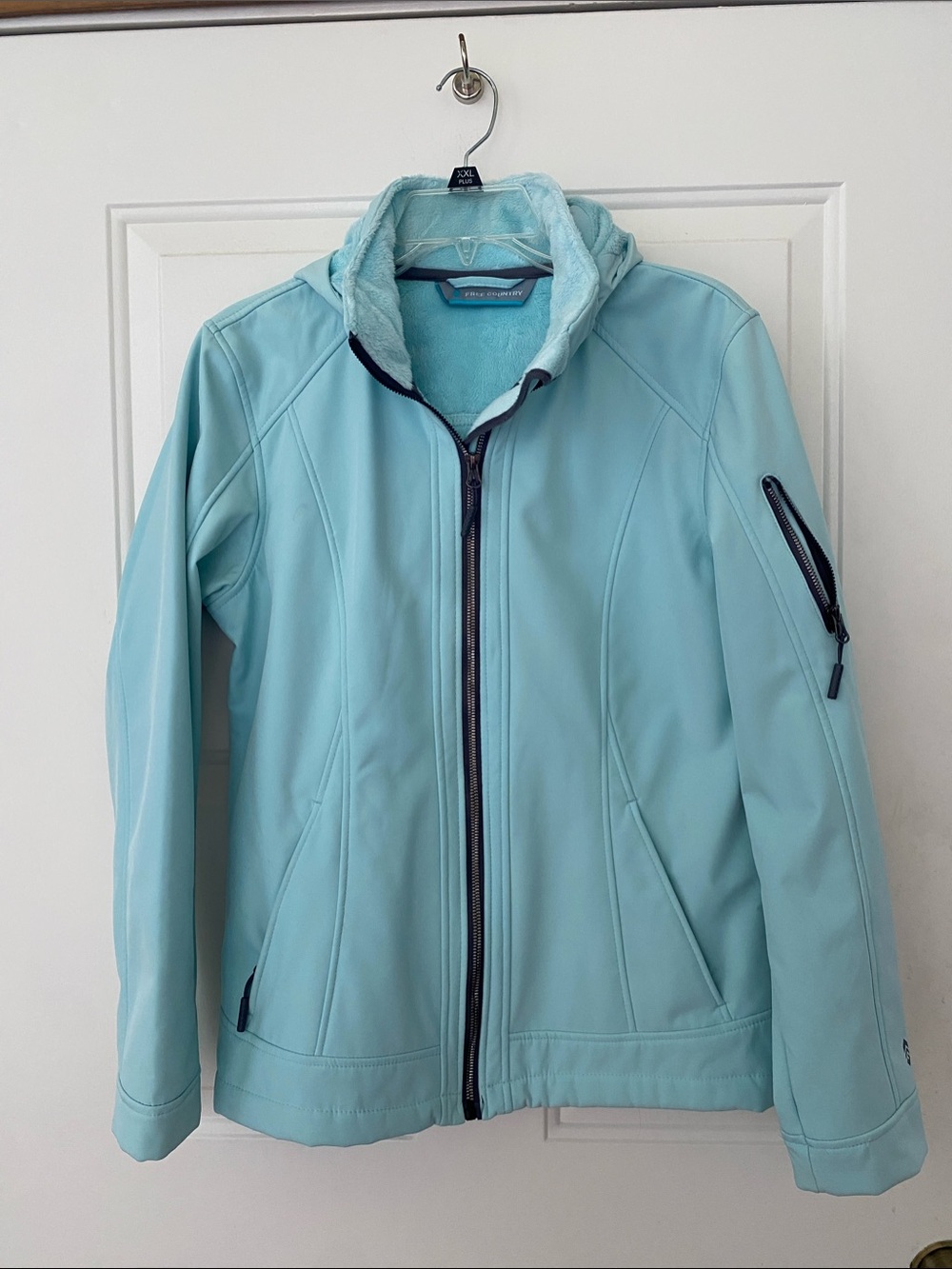 New Aqua Women's Soft Shell Jacket - Fleece -Lined